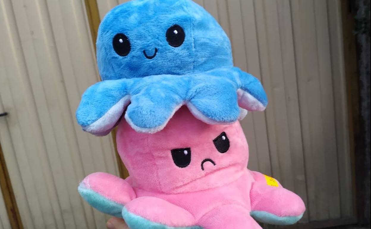 Pulpo que cambia de best sale cara peluche